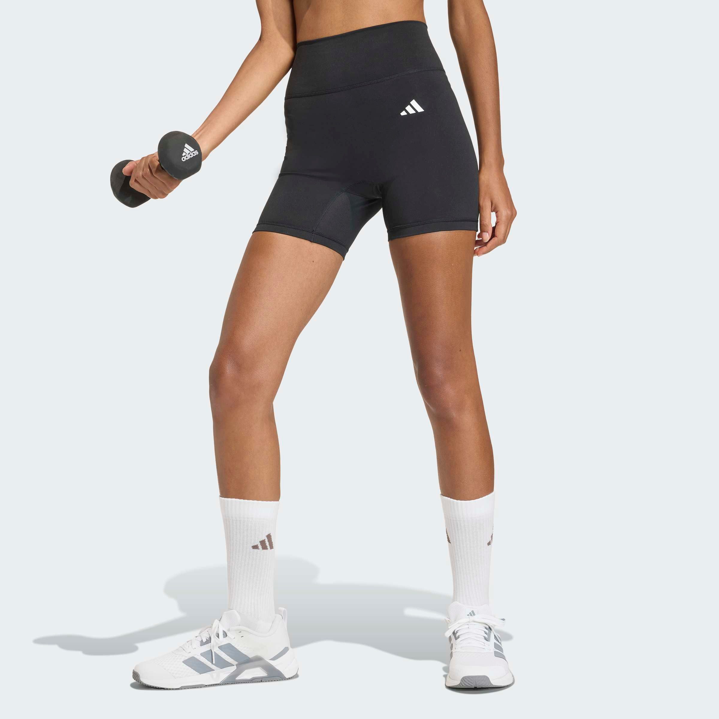 adidas Performance Shorts OPTIME ESSENTIALS WORKOUT KURZE LEGGINGS für Erwachsene, mit sportlichem Stil