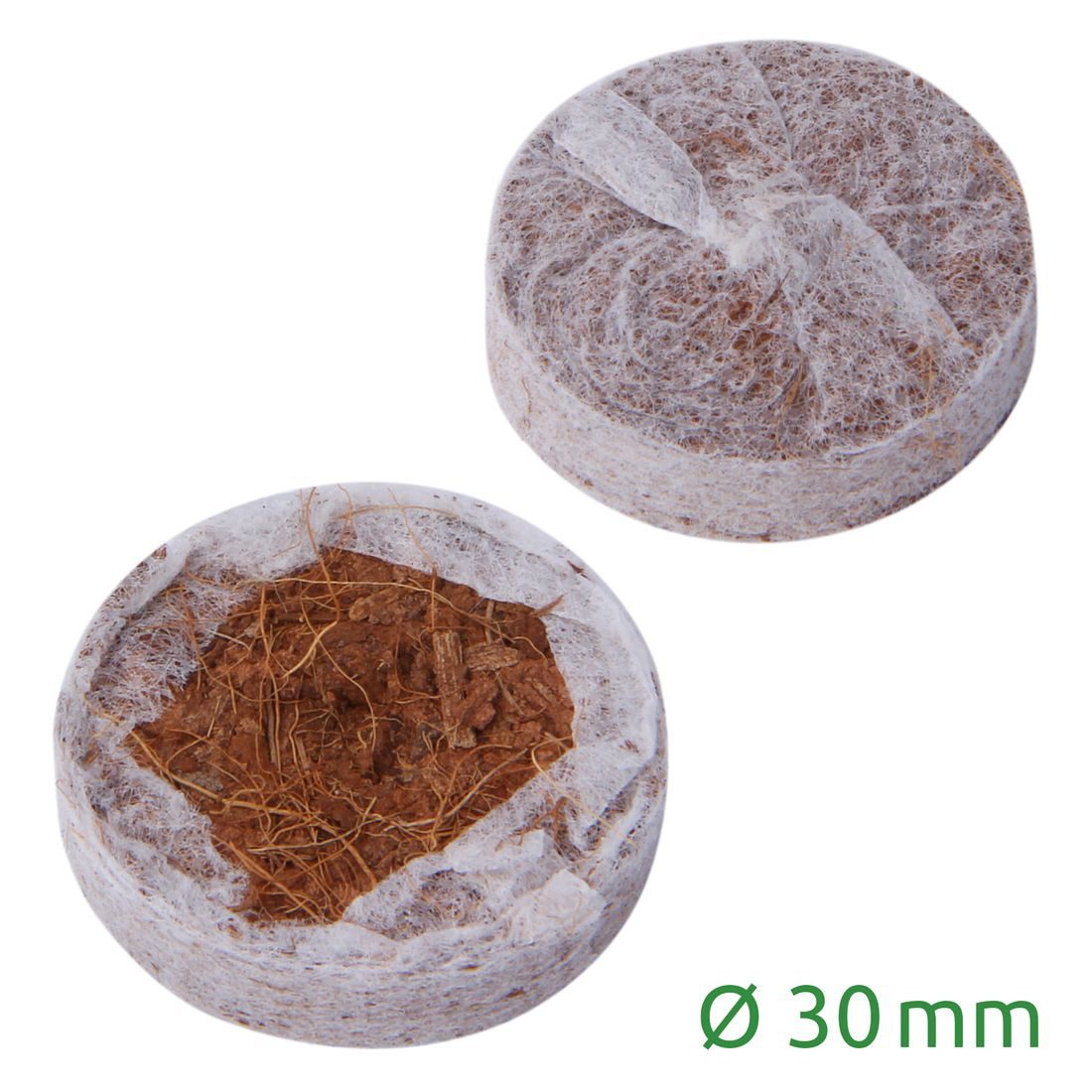 yourGEAR Anzucht- und Kräutererde yourGEAR 50 Coco Disc Plus Kokos Quelltabletten mit Hülle Anzucht ohne Pikieren Kokoserde Blumenerde ungedüngt torffrei – Bild 2 von 5