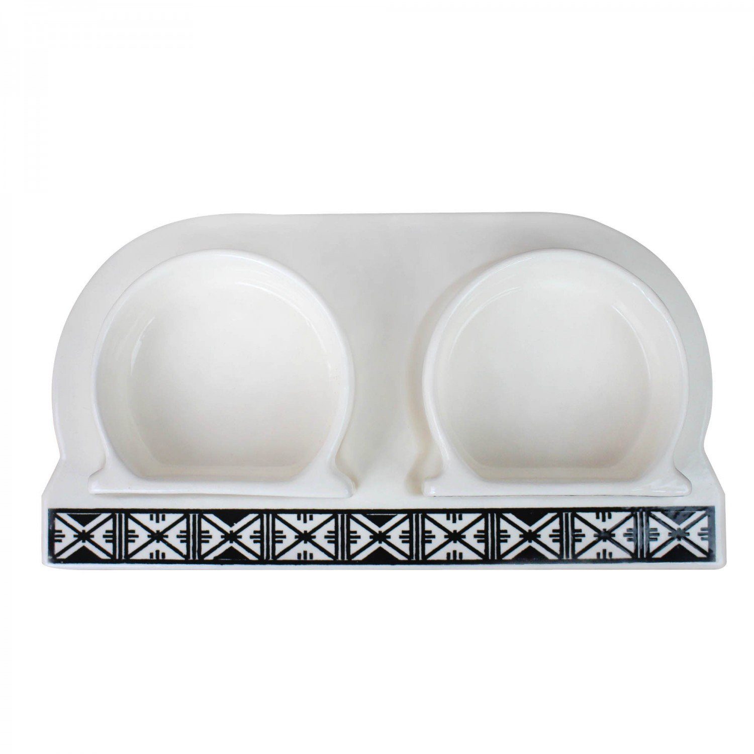 aus Keramik handgemacht, Servier-Set Snackschalen Tunesien Set mitienda
