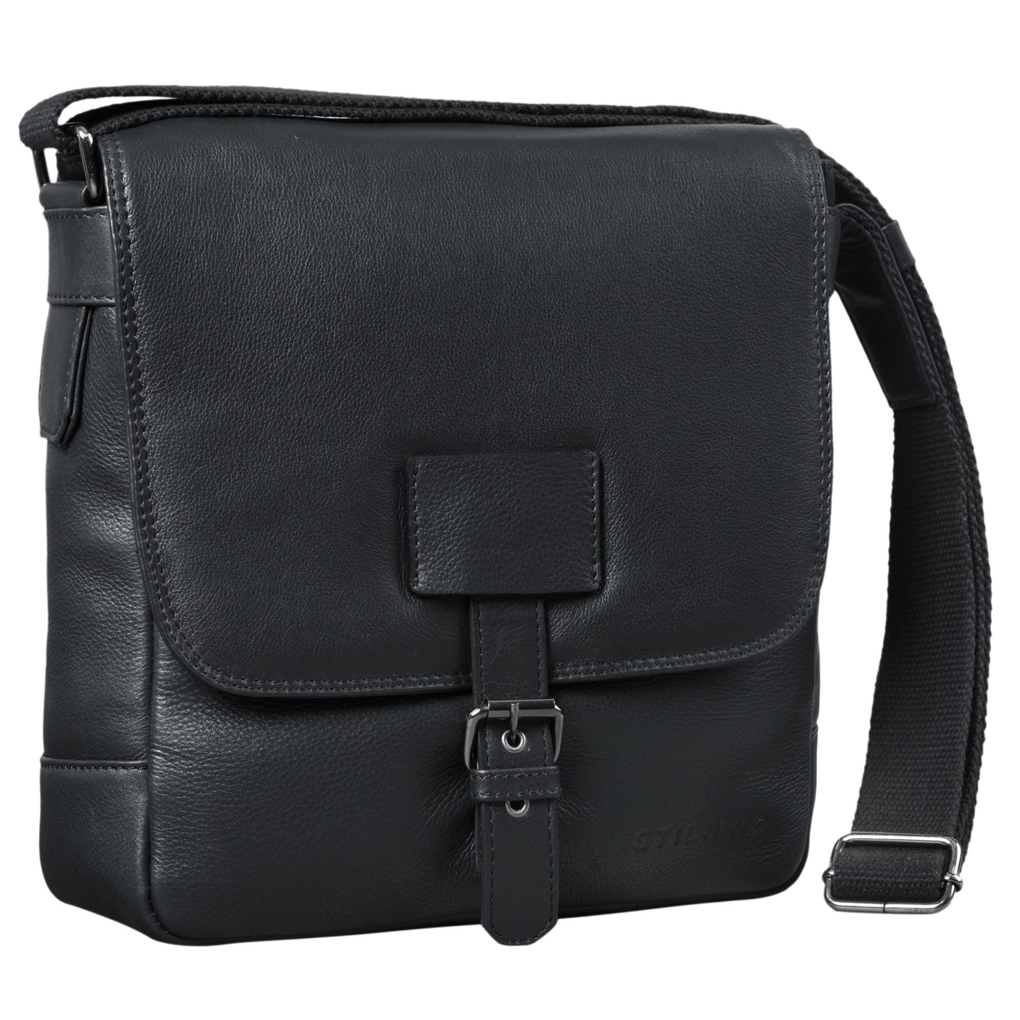 Schultertasche "Bennet" Messenger Bag Herrentasche Leder