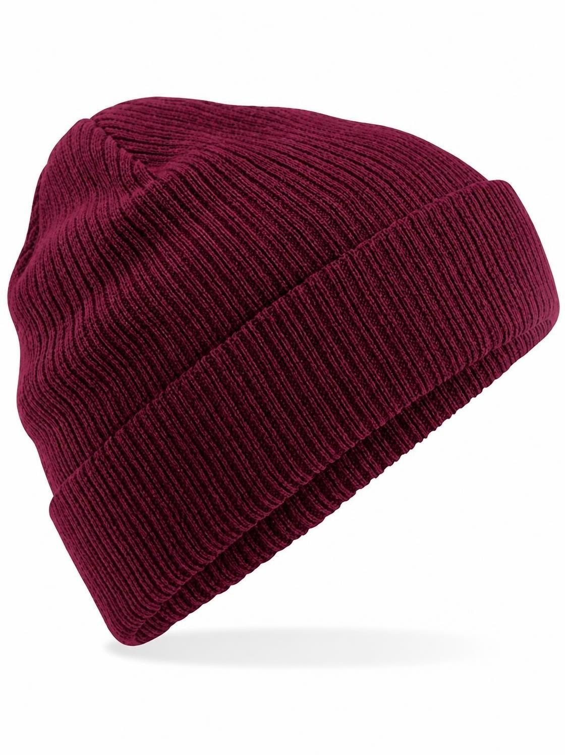 Beechfield® Bommelmütze Herren Organic Cotton Beanie