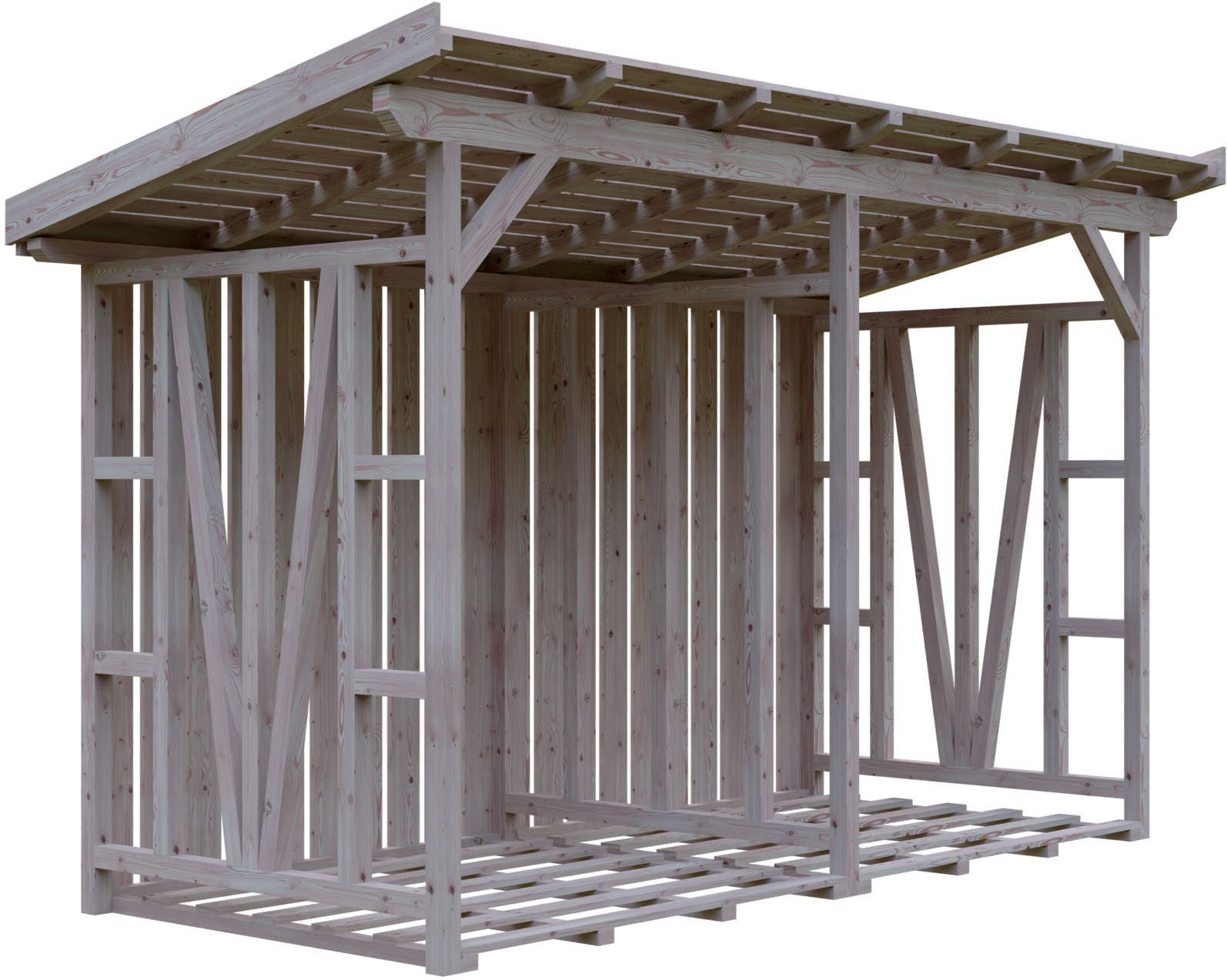 Skanholz Unterstand Max 2, 370 x 160 cm