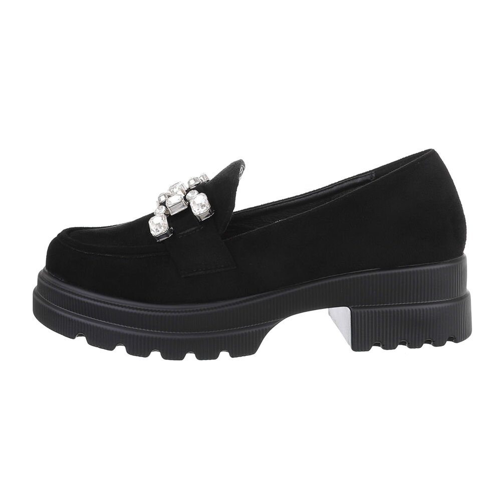 Damen Mokassins Freizeit Slipper