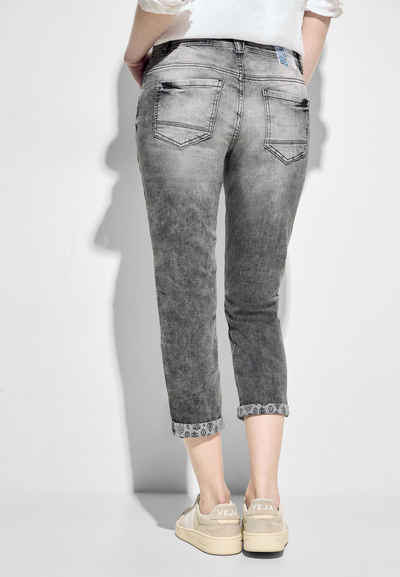 Cecil Slim-fit-Jeans in grauer Waschung