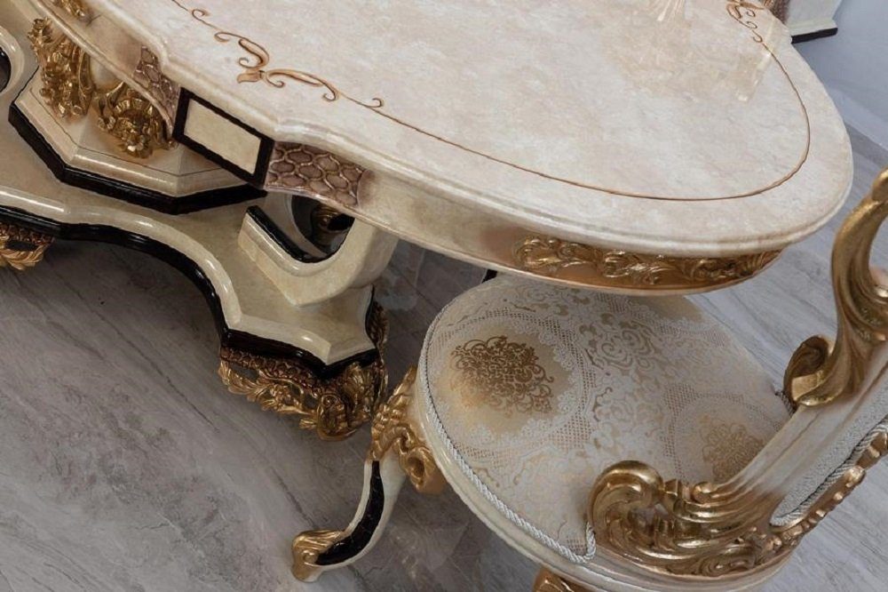 Stil Tisch Luxus Esstisch Antik Tische Holz (1-St), JVmoebel Barock Rokoko Esstisch Klassischer