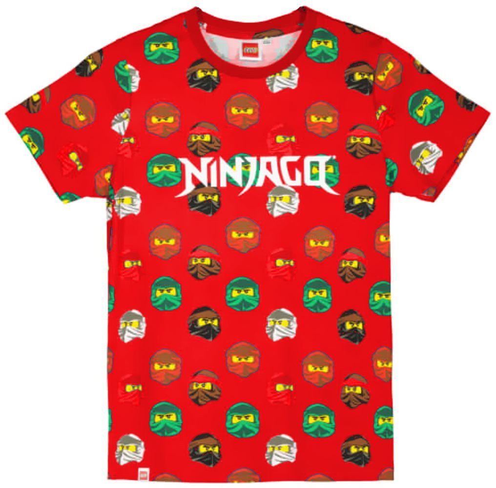 LEGO® kidswear Print-Shirt LEGO ® Ninjago T-Shirt allover Kinder Shirt Jungen 5/6 7/8 9/10