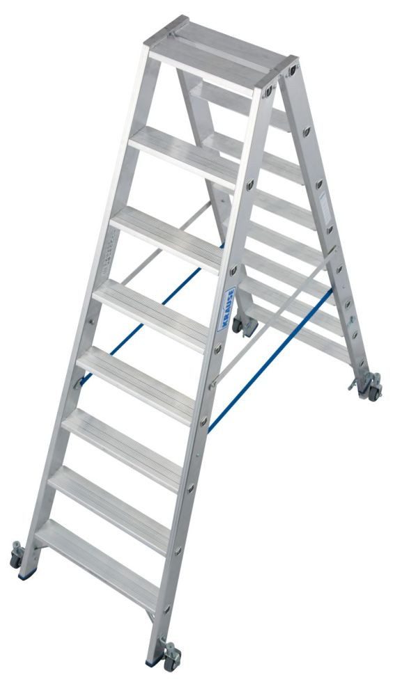 KRAUSE double ladder, Krause aluminum double ladder STABILO mobile, 3.40 m