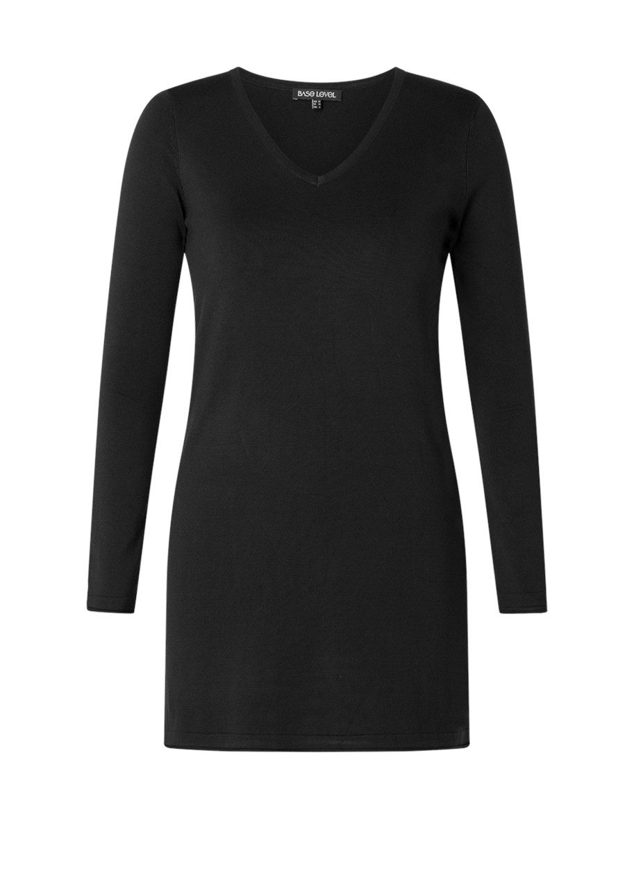 V-Ausschnitt-Pullover BAS-ANINE-LONG