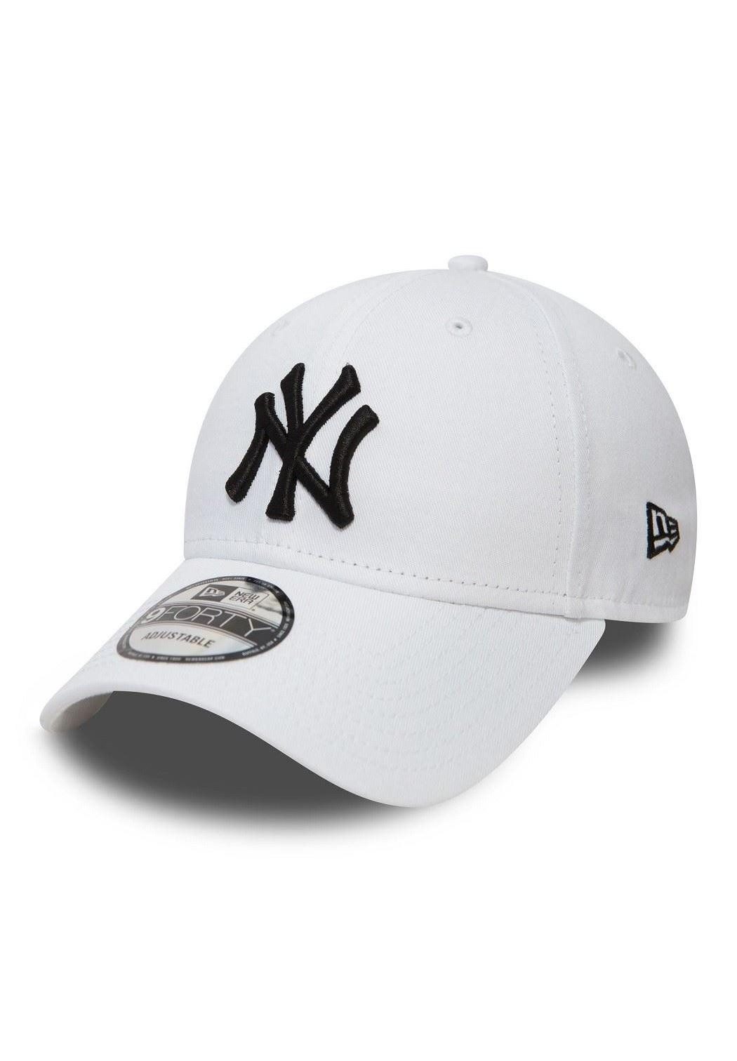 New Era Baseball Cap New York Yankees MLB League Essential Weiß Verstellbare 9Forty Cap für (1-St)