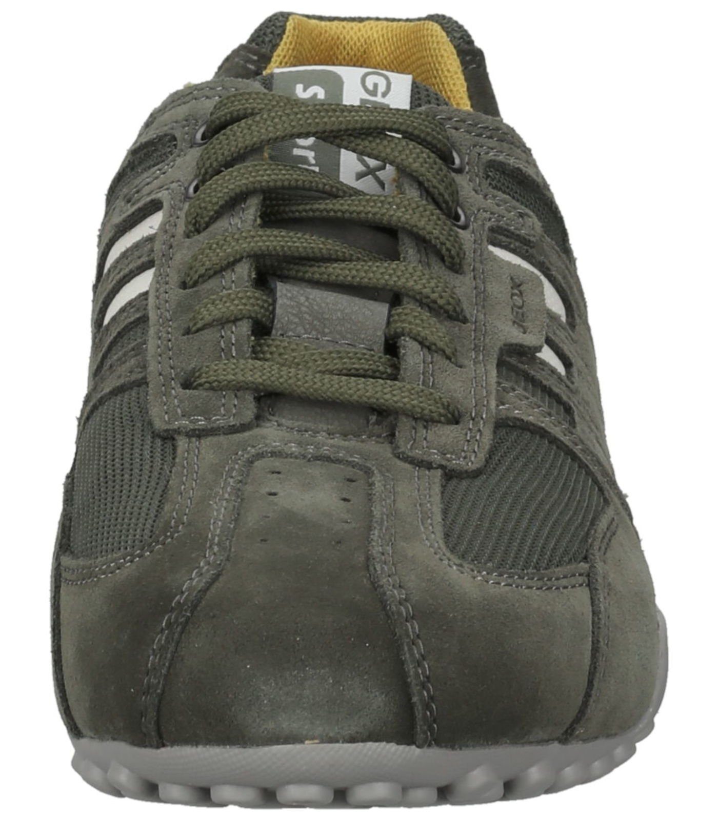 Oliv Geox Sneaker Leder/Textil Sneaker