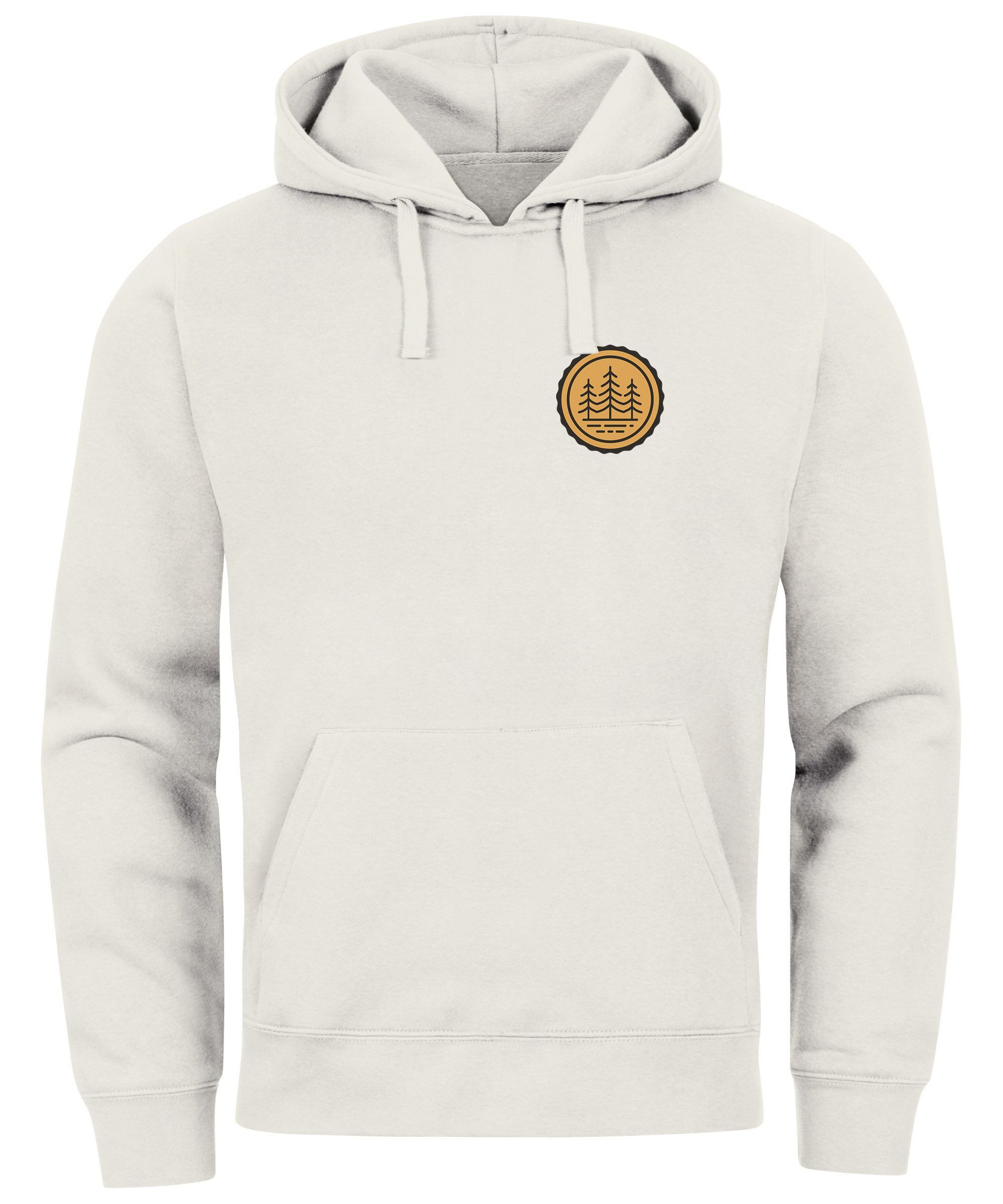 Neverless Hoodie Hoodie Herren Wald Bäume günstig online kaufen