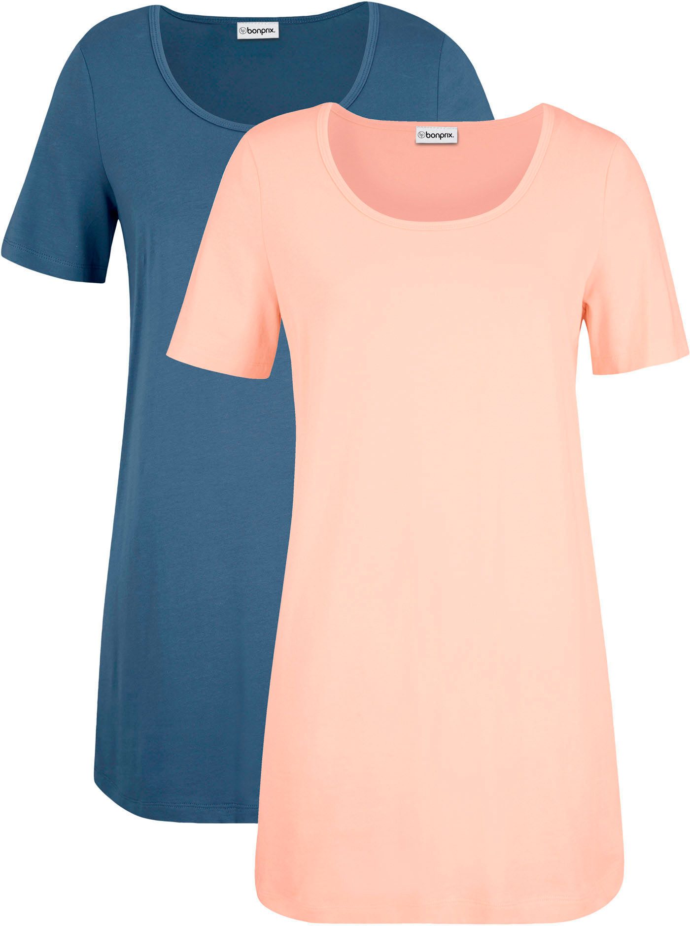 bonprix T-Shirt (Packung, 2-tlg) lockerer loose fit, Halbarm, Casual Stil günstig online kaufen