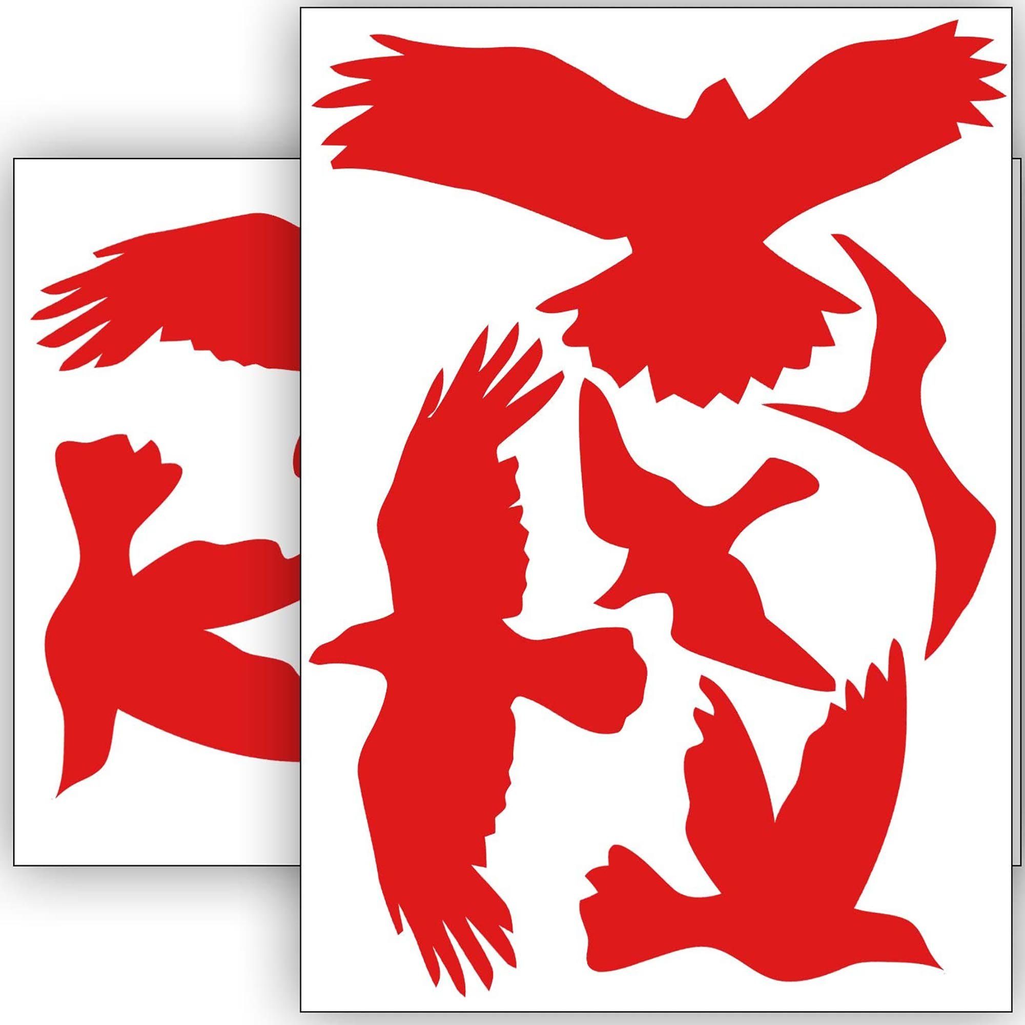 WANDKIND Наклейка Vogelschutz und Fensterschutz - 10 Sticker - Schutz vor Vogelschlag, Selbstklebend