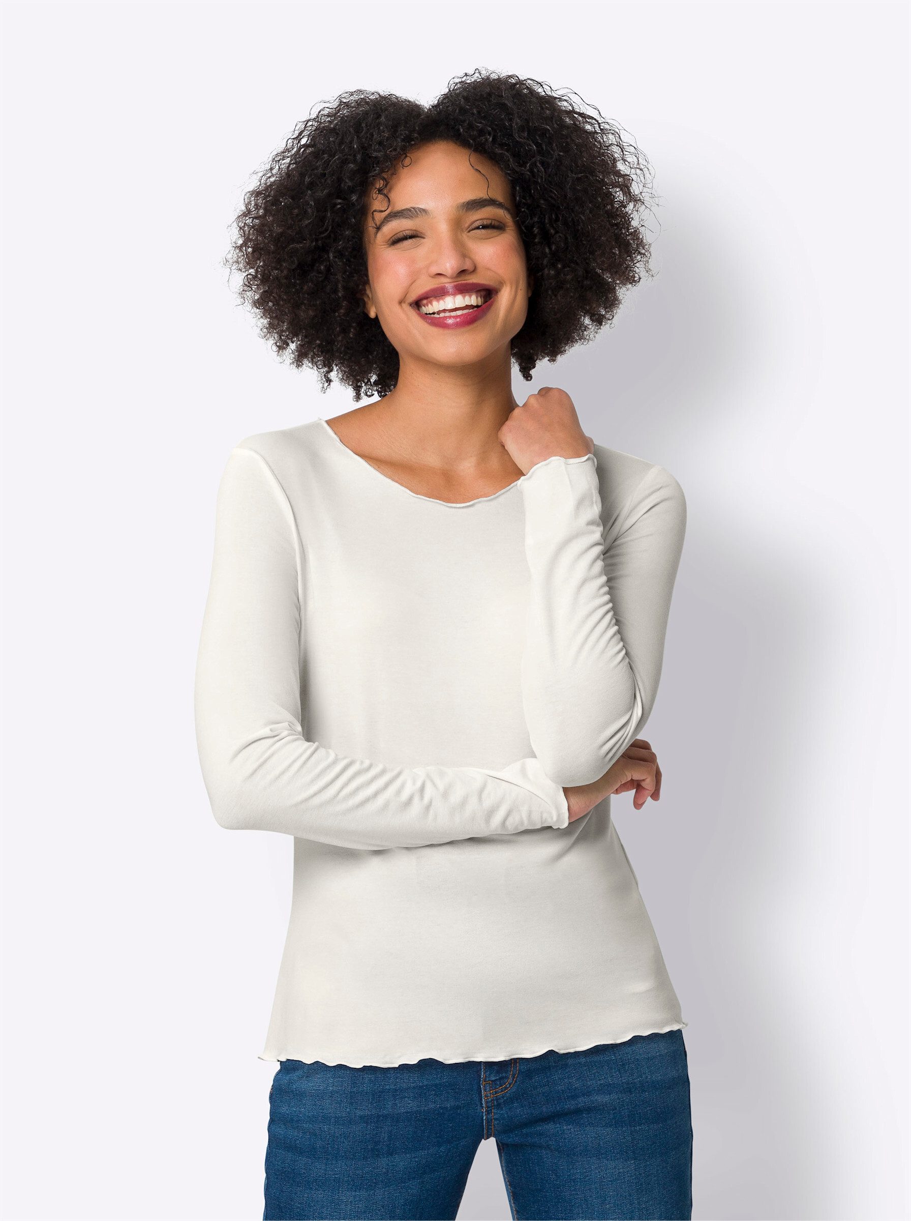 heine T-Shirt Doppelpack Shirts Langarm günstig online kaufen