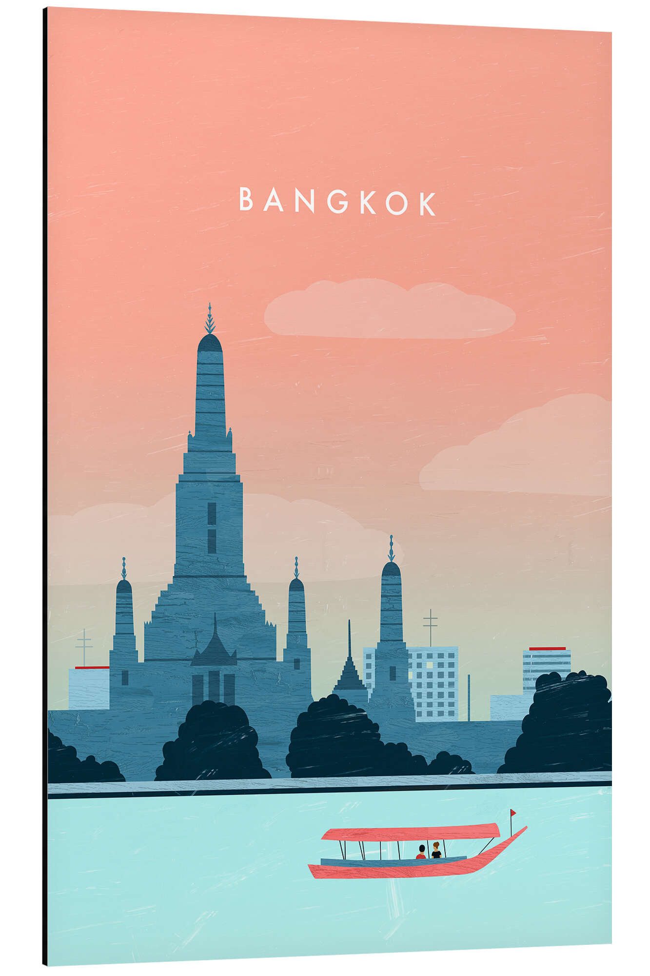 Posterlounge Wandbild Bangkok, Katinka Reinke, erhältlich als Poster, Leinwandbild, Wandsticker oder Acrylglasbild