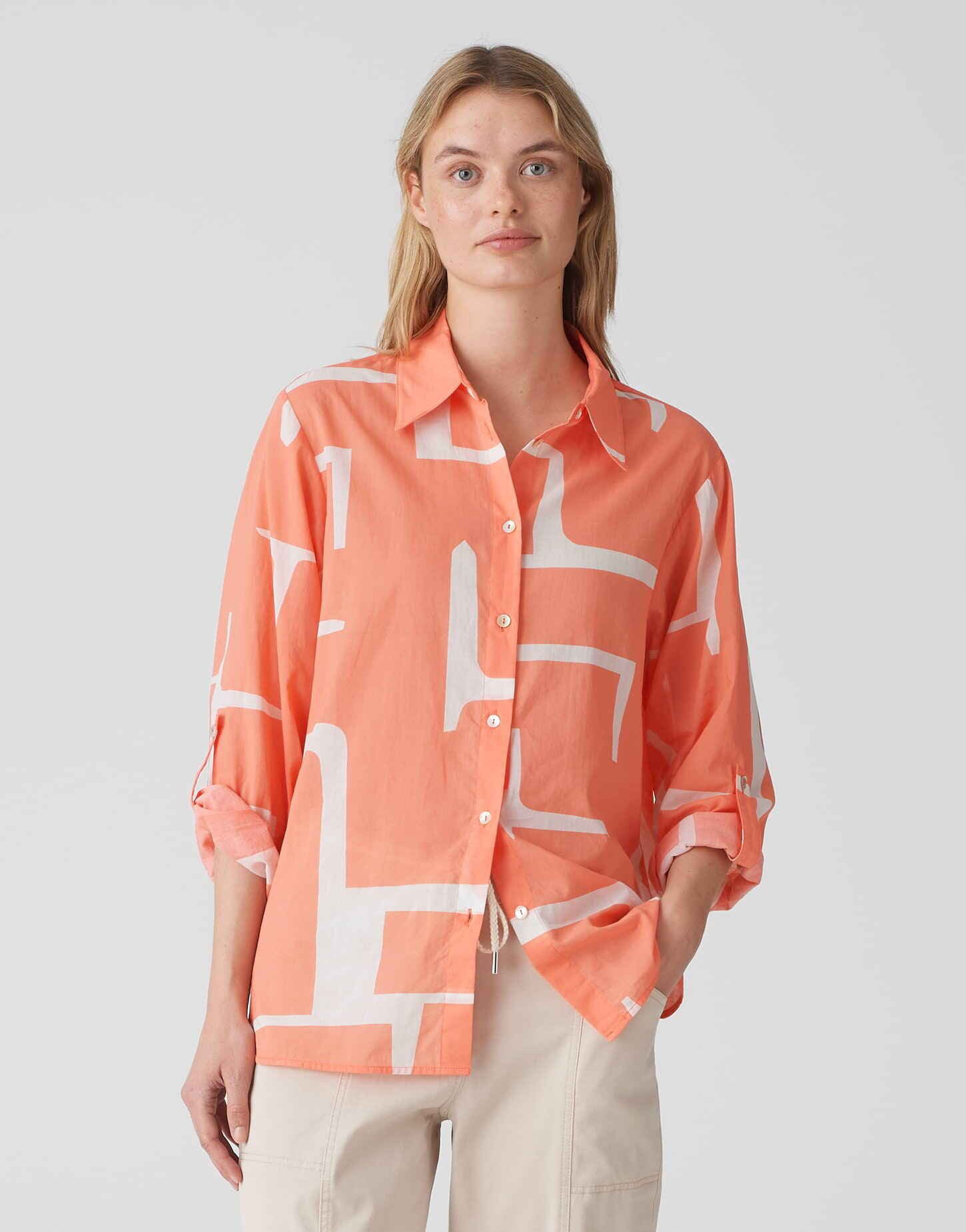 Hemdbluse Fumine graphic