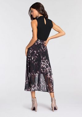 Laura Scott Chiffonkleid mit elegantem Blumen-Print - NEUE KOLLEKTION