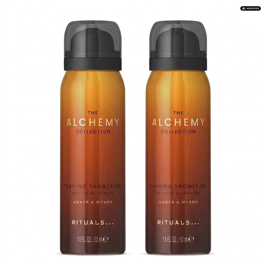 Rituals Duschgel Rituals The Alchemy Collection Foaming Shower Gel 2er Set, 1-tlg., Reisegröße 50 ml, aromatische Kräuter und warme Noten im Doppelpack