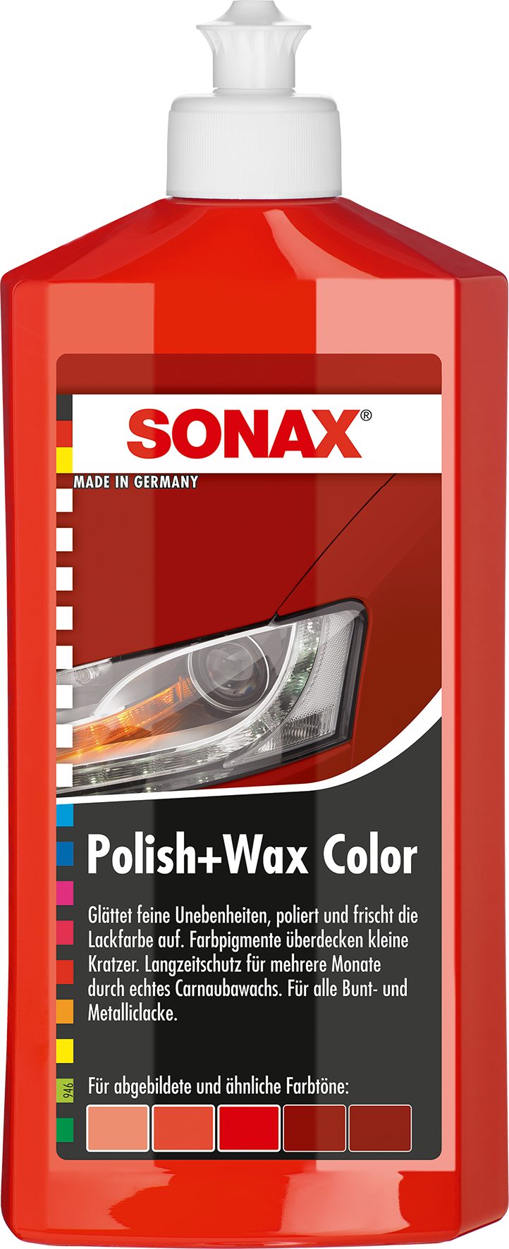 Sonax SONAX Polish & Wax Color NanoPro rot 500 ml Lackpolitur