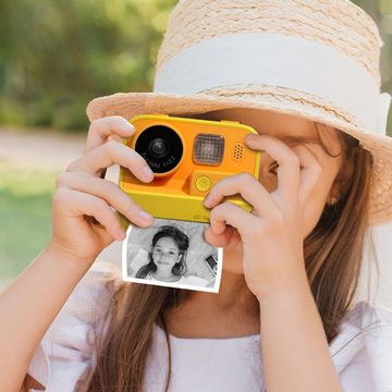 DTC GmbH Kinder-Polaroidkamera ( Lebendiges Gelb) Kinderkamera