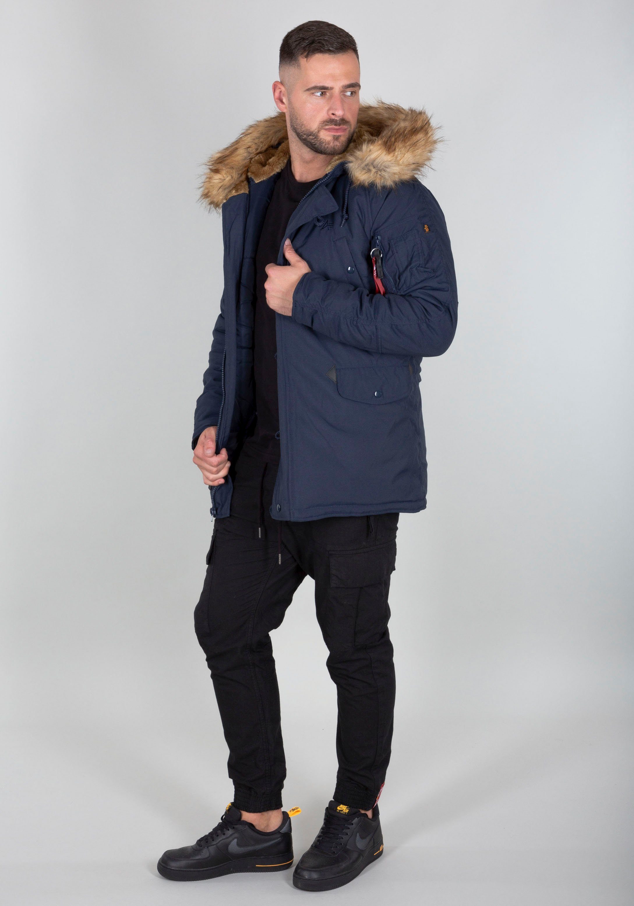 Alpha Industries Langjacke Explorer w/o Patch rep blue | 