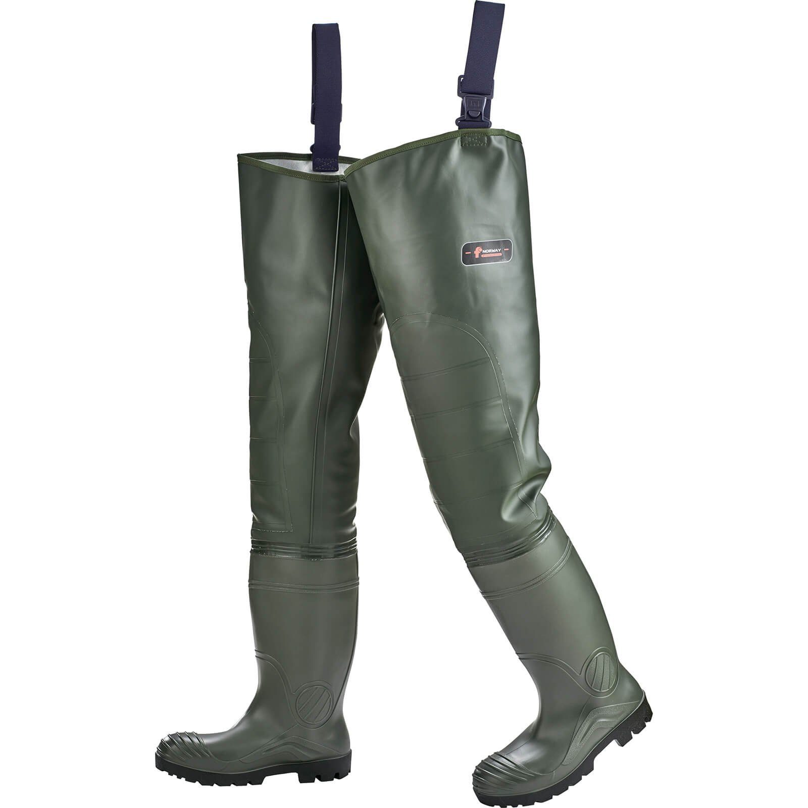 Watstiefel ISO EN S5 Norway 20345:2011 Premium Watstiefel olivgrün