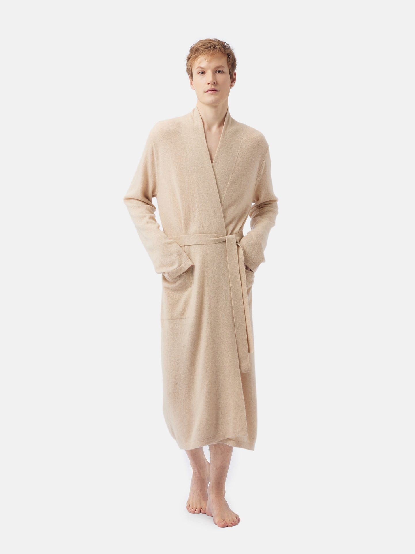 GOBI Cashmere Badeanzug Herren-Morgenmantel aus Kaschmir günstig online kaufen