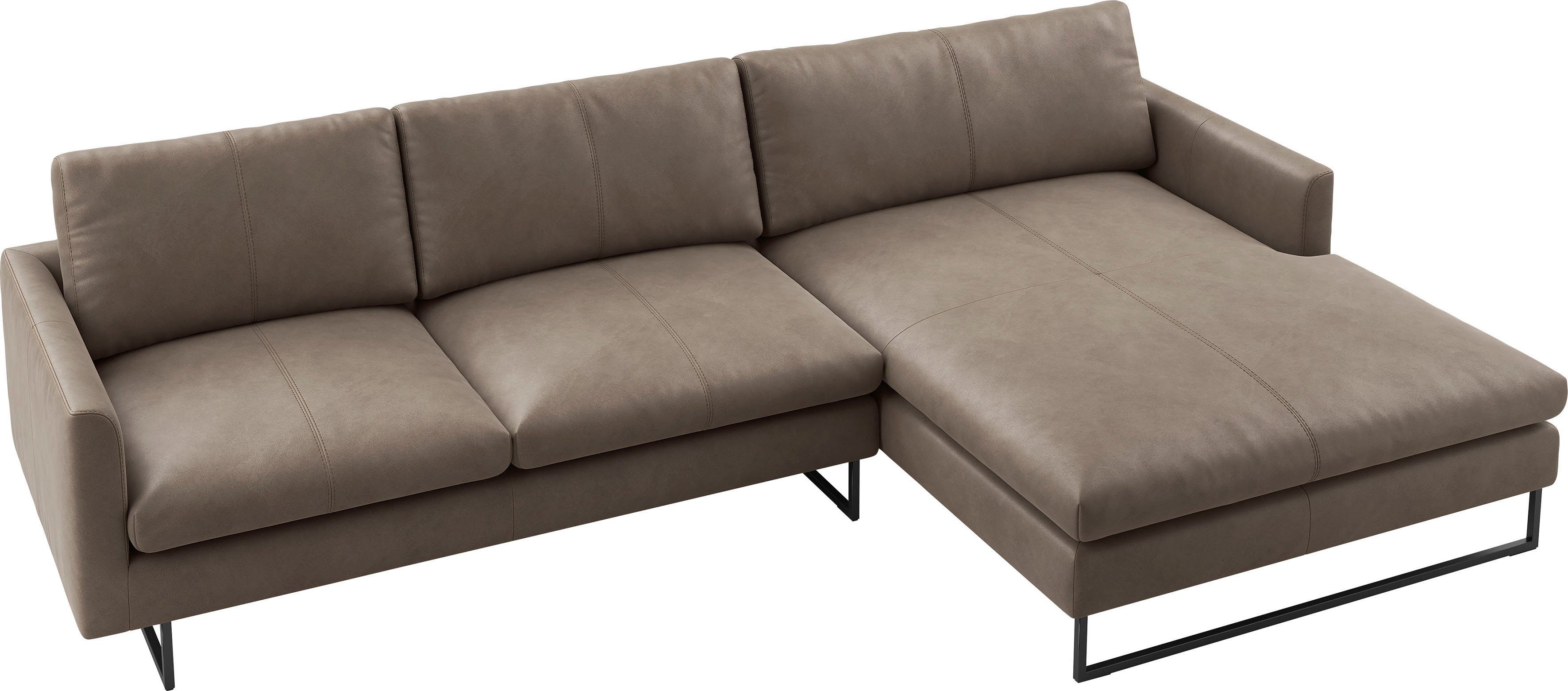 freistil ROLF BENZ Ecksofa freistil 134, hochwertige Polsterung sorgt für exklusiven Sitzkomfort, leger gepolstert