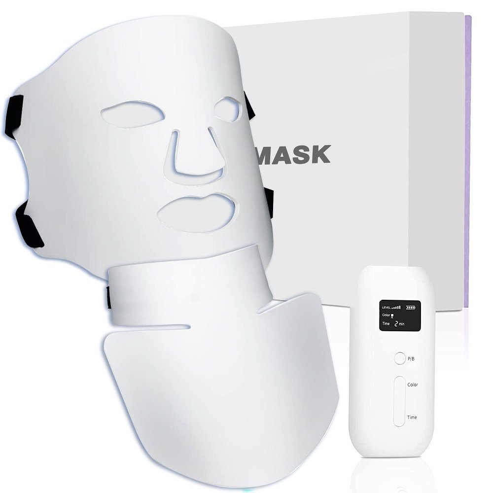 Halsmaske COOL-i ® 7 Gesichts-und Kosmetikbehandlungsgerät, Farben LED-Maskenlichttherapie,