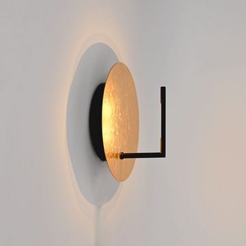 s.luce Deckenleuchte LED Wandlampe Deckenlampe Edge Weiß, Warmweiß