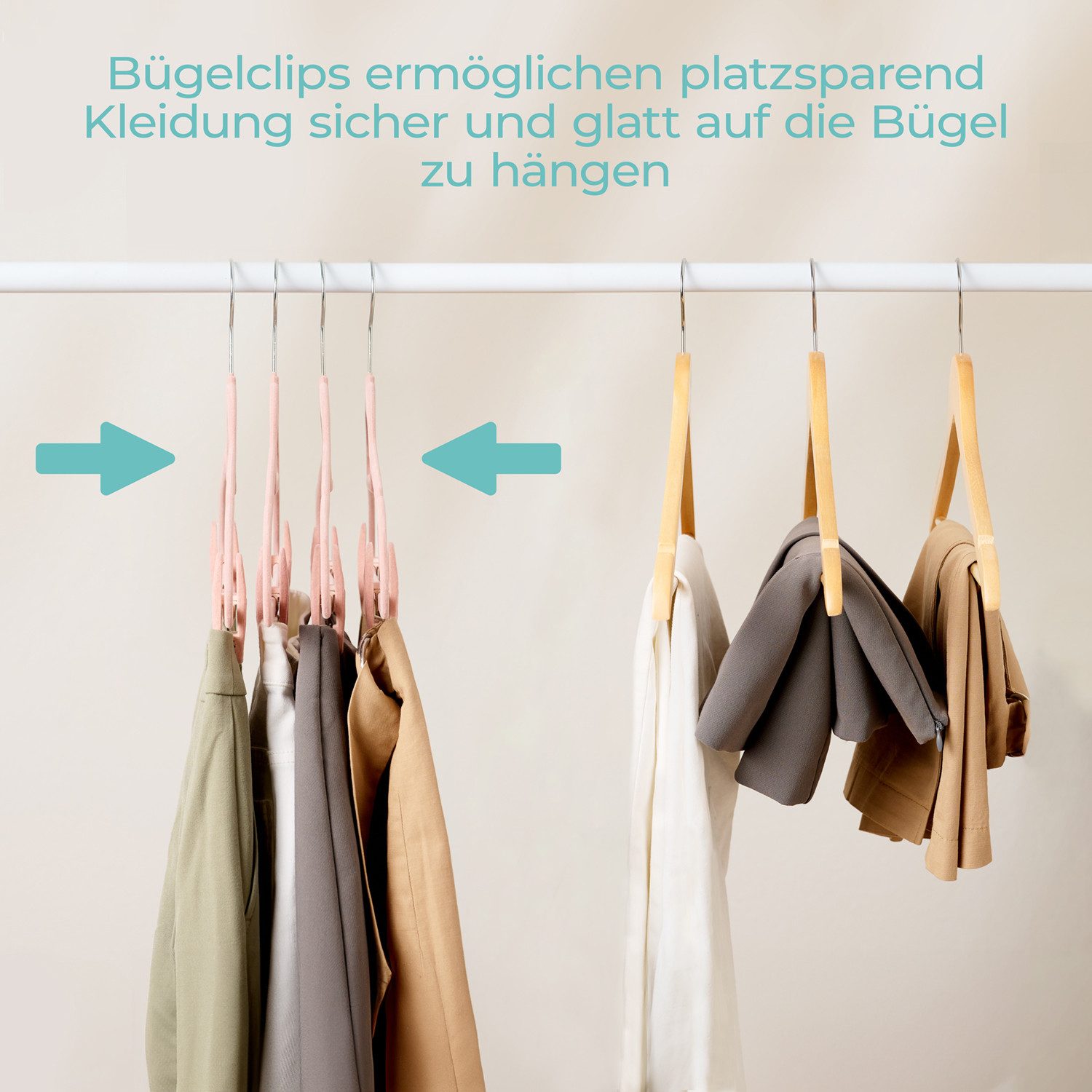 Blumtal Kleiderbügel Rutschfest - Samtoptik - günstig online kaufen