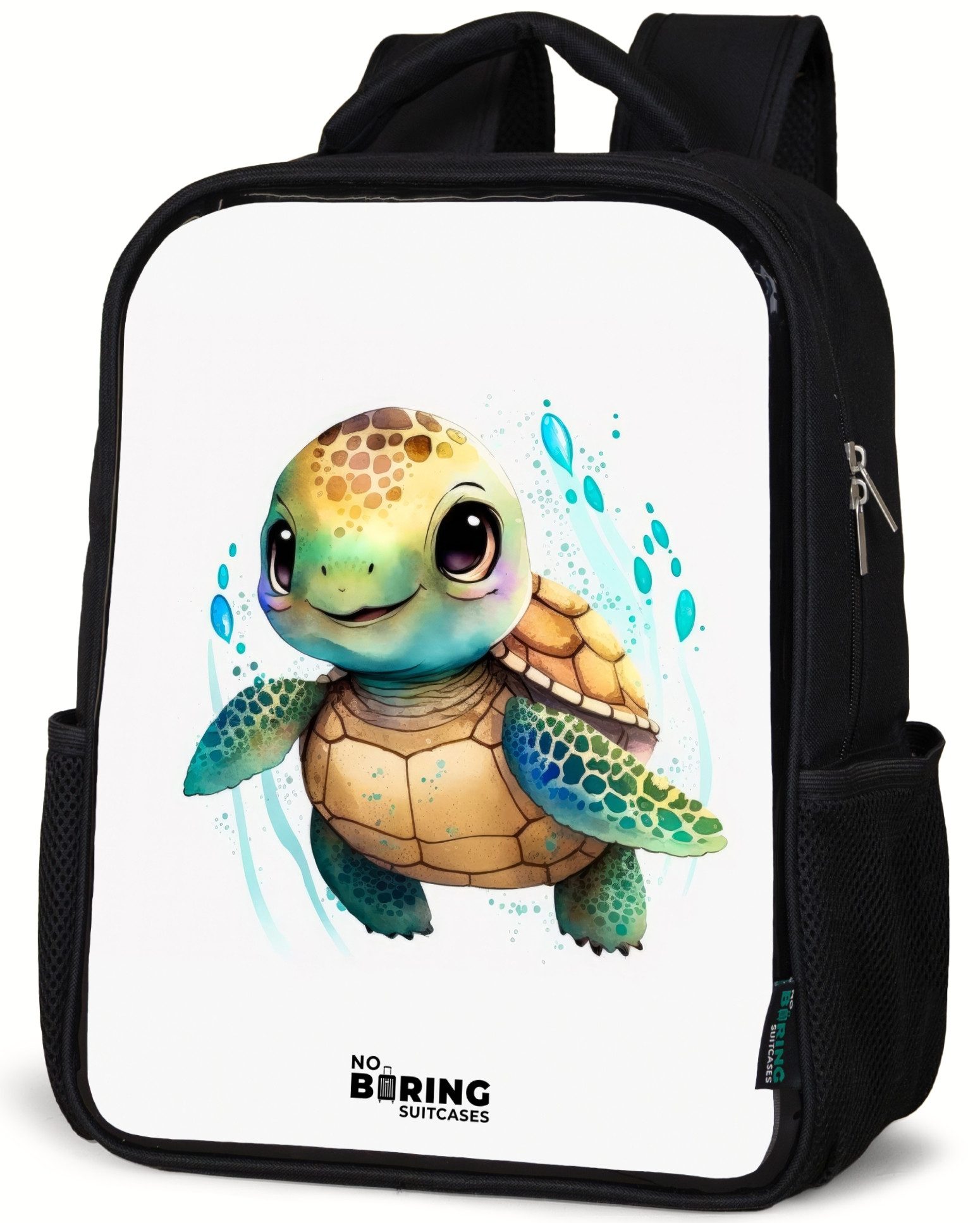 Rucksack Schildkröte - Wasserfarben - Tiere