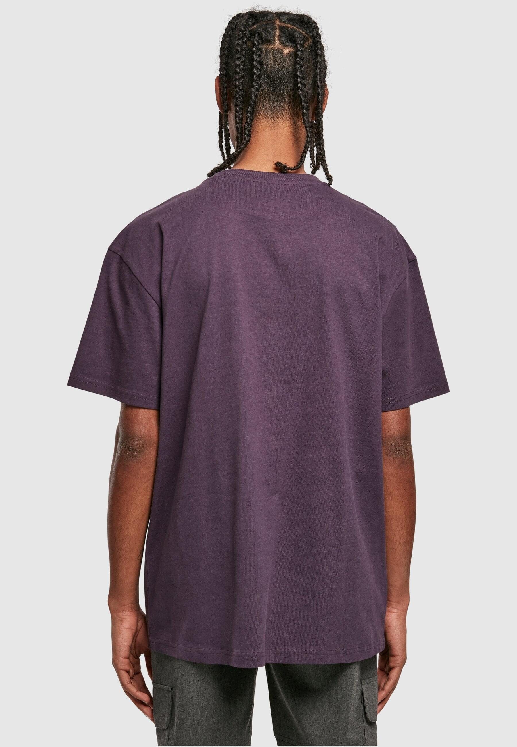 URBAN CLASSICS T-Shirt Heavy Herren Tee purplenight Oversized (1-tlg)