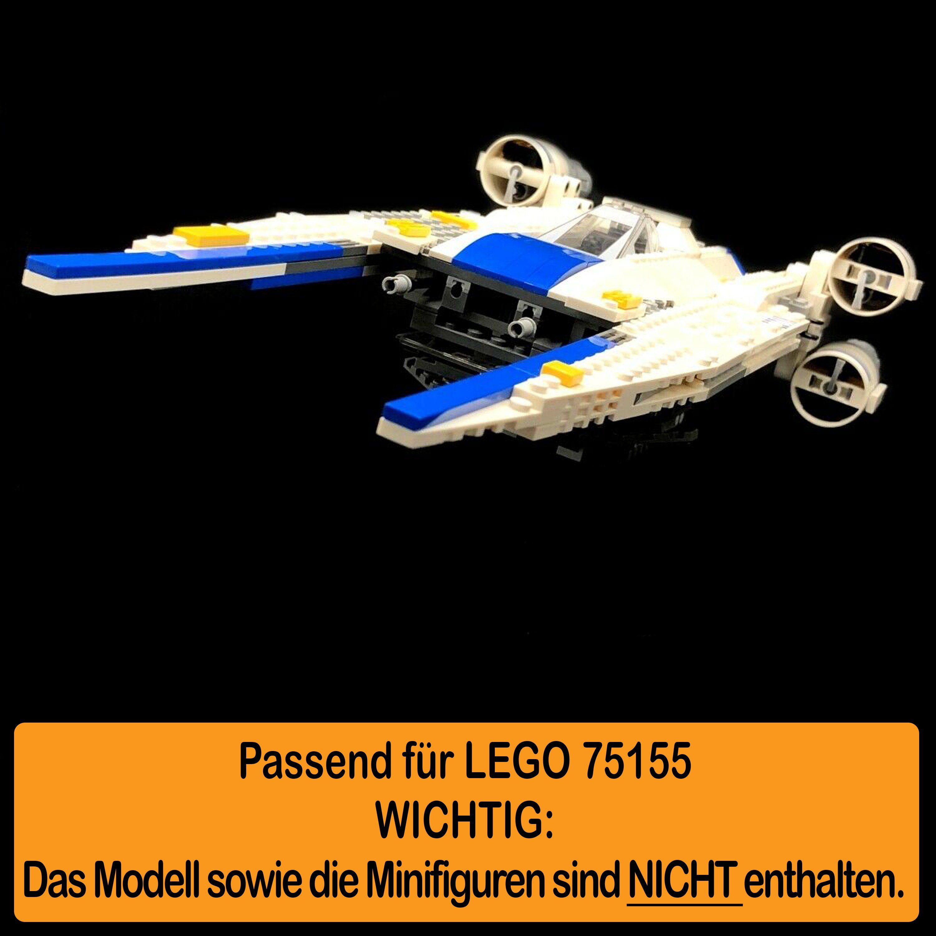 Made Rebel Fighter 75155 100% und AREA17 selbst U-Wing Winkel Stand Standfuß zum für LEGO zusammenbauen), Display einstellbar, Acryl (verschiedene Positionen Germany in