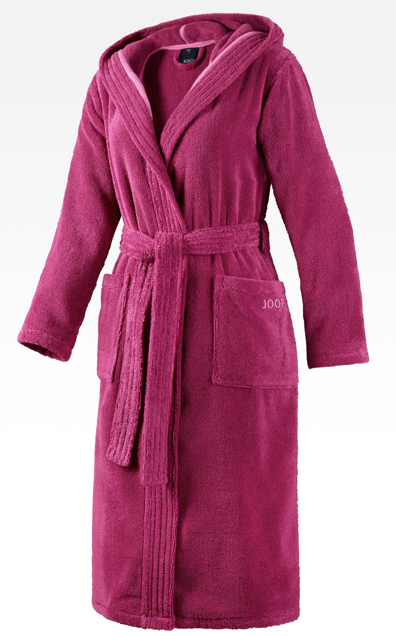 JOOP! Bademantel JOOP! LIVING - BADEMANTEL Damen-Kapuze, Textil