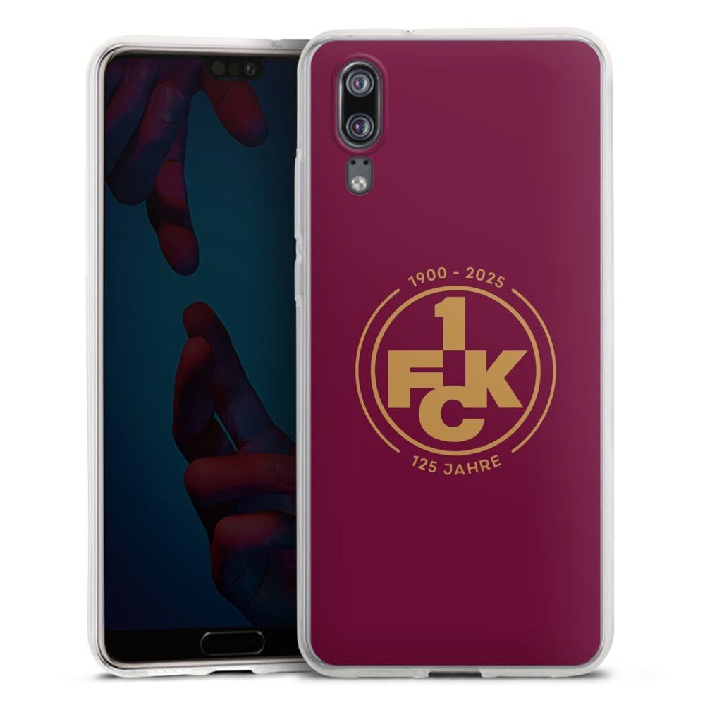 DeinDesign Handyhülle 1. FC Kaiserslautern 1. FCK 125 Jahre 1. FCK 125. Jubiläum, Huawei P20 Silikon Hülle Bumper Case Handy Schutzhülle