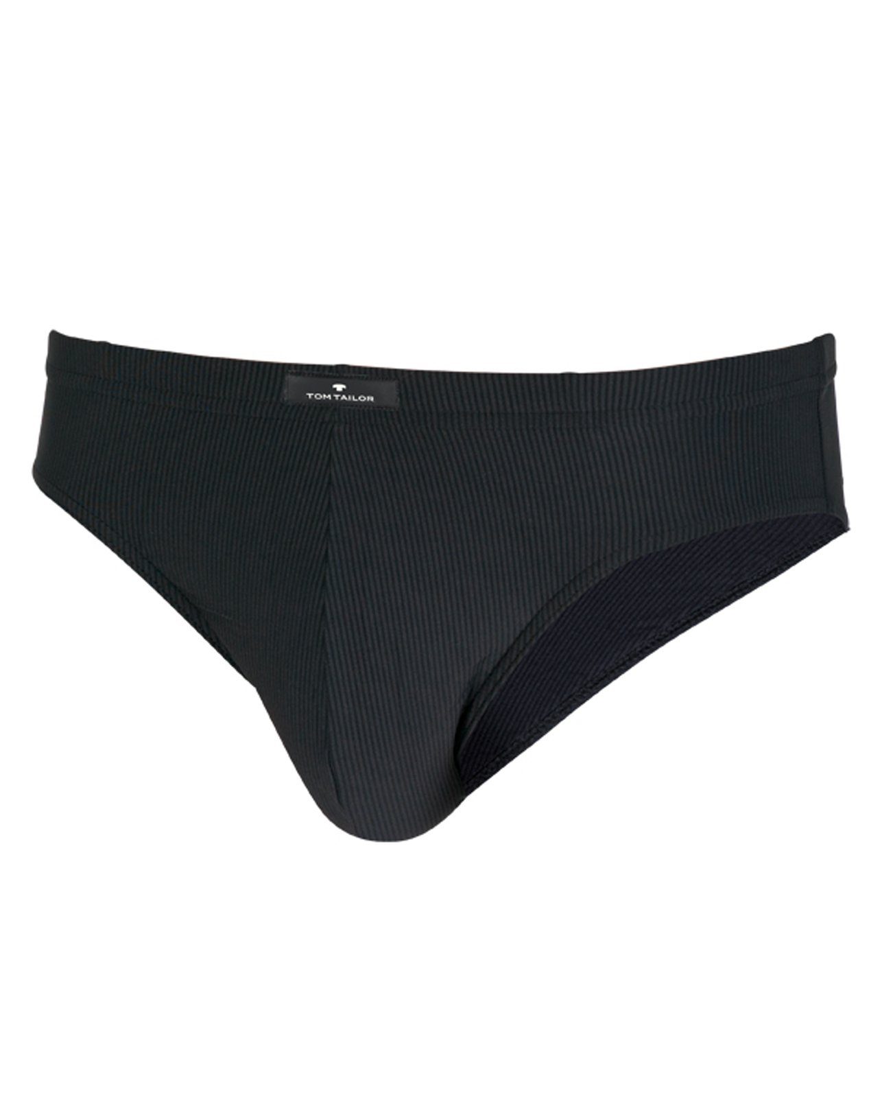 TOM TAILOR Slip Slips Mehrpack 7154 Vito (Packung, 3-St) Schwarz