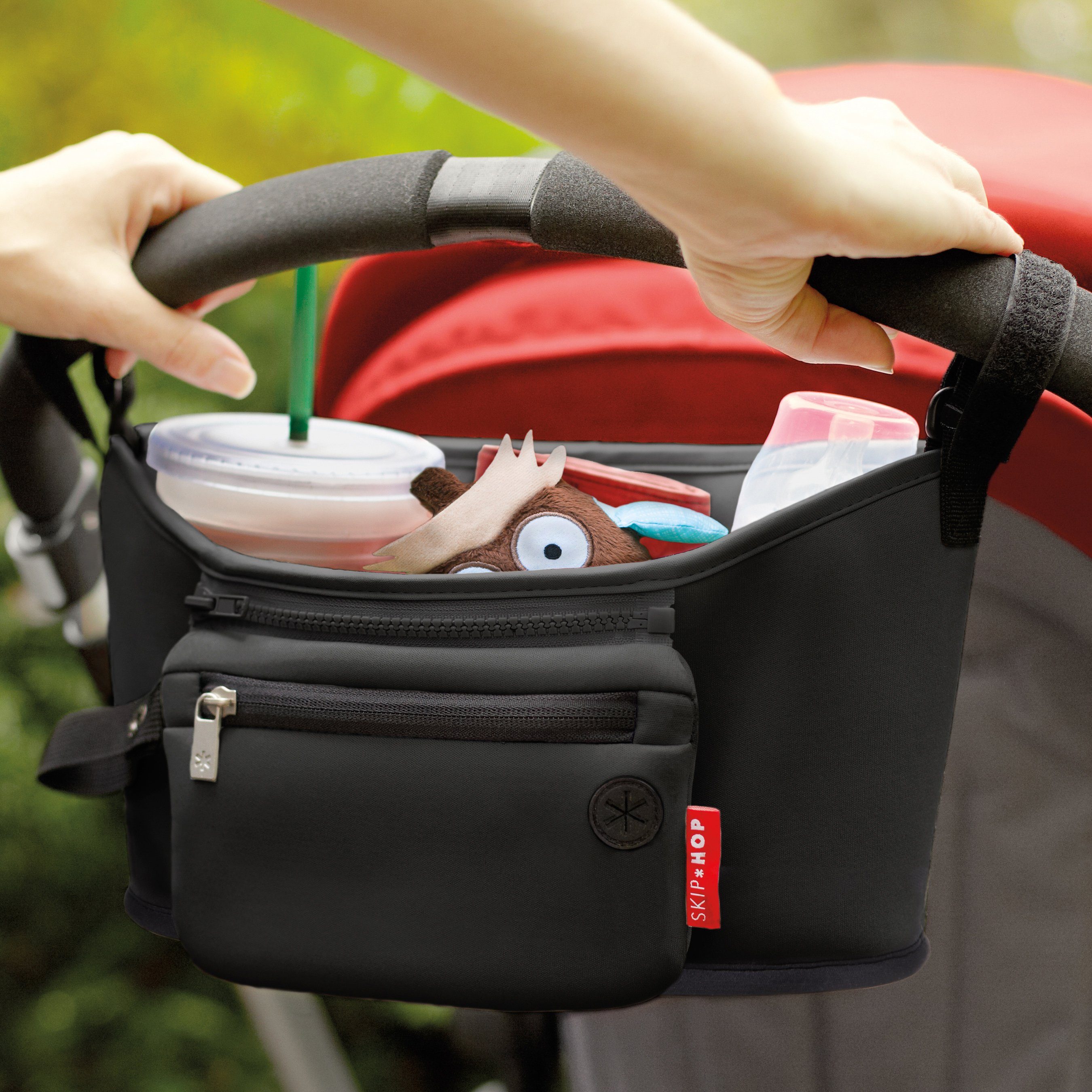 Kinderwagen-Tasche Organizer, schwarz Skip Buggy Hop