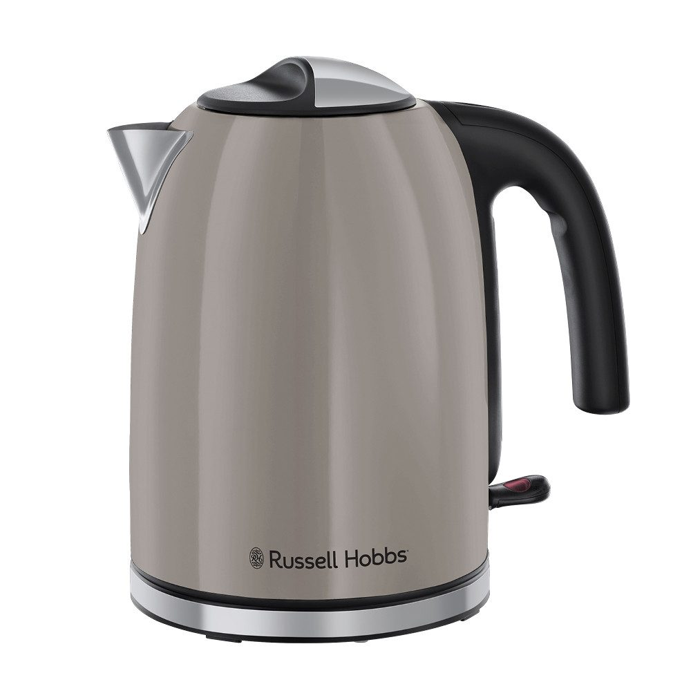 RUSSELL HOBBS Єлктрочайники Colours Plus+ Mocha 28511-70, 1,7 l, 2400 W, Edelstahl, Schnellkochfunktion, Perfect-pour-Ausgustülle, Kalkfilter