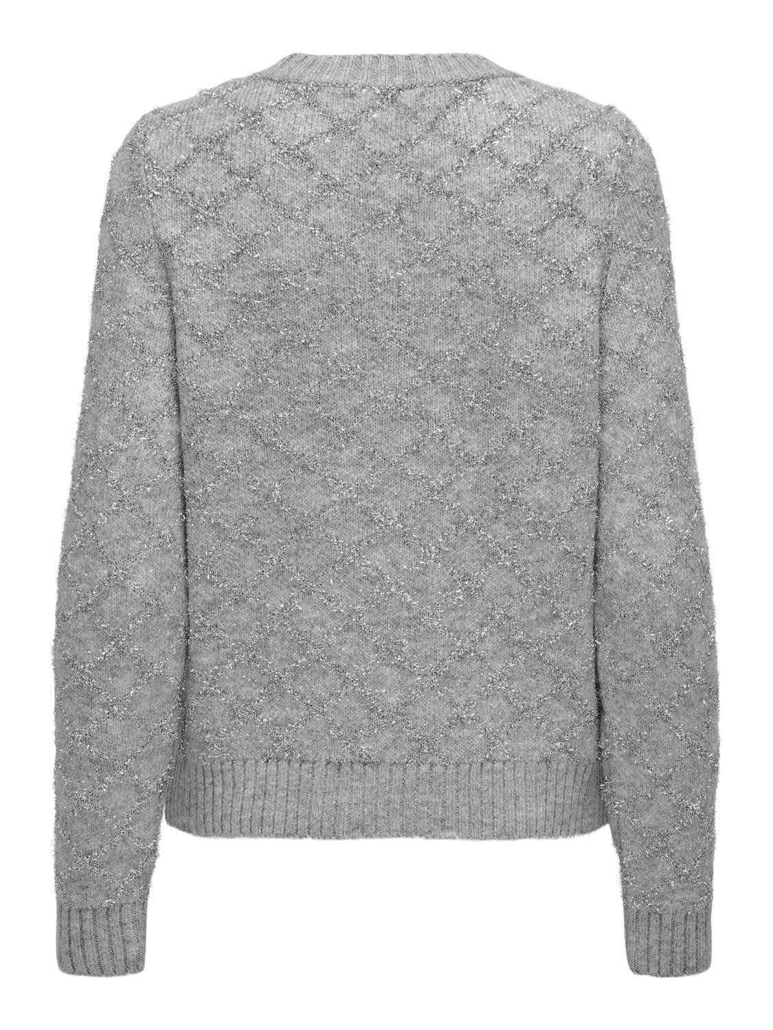 ONLY Rundhalspullover ONLALBA L/S GLITTER O-NECK CC KNT günstig online kaufen