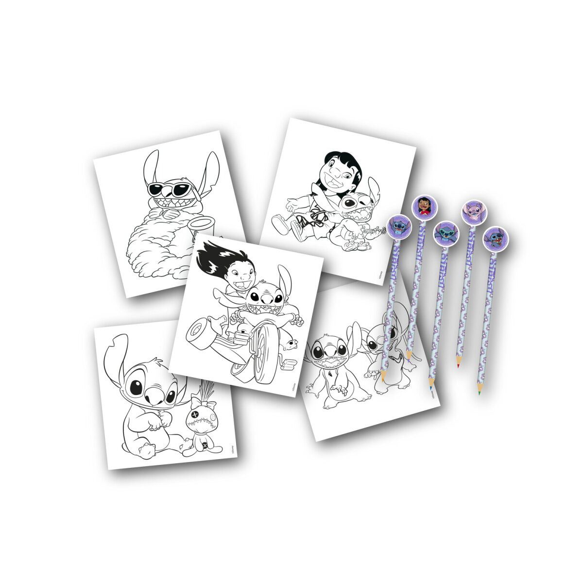 Lilo & Stitch Kreativset Lilo & Stitch Malbuch Set mit 32 Ausmalbildern