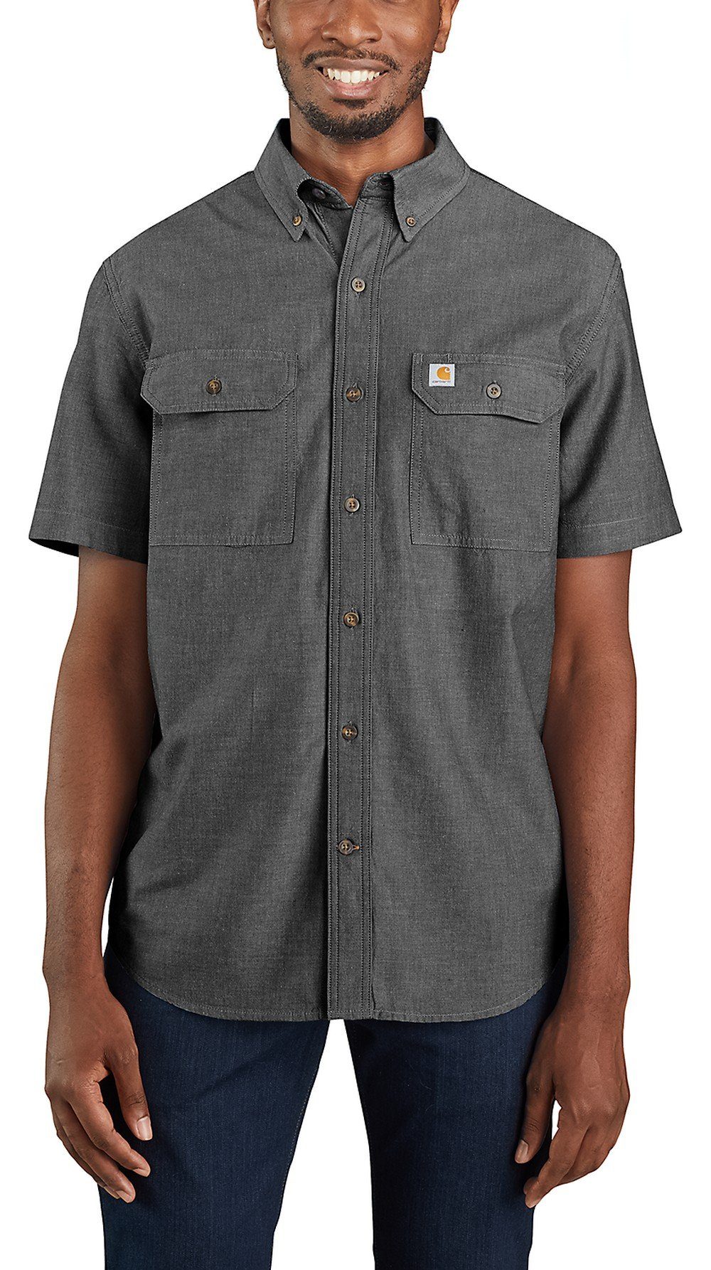 Carhartt Langarmhemd Chambray S/S 104369 günstig online kaufen