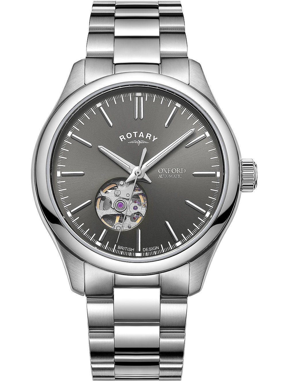 Automatikuhr Rotary GB05095/74 Oxford Automatik Herrenuhr 40mm 5ATM Rotary GB05095/74 Oxford Automatik Herrenuhr 40mm 5ATM