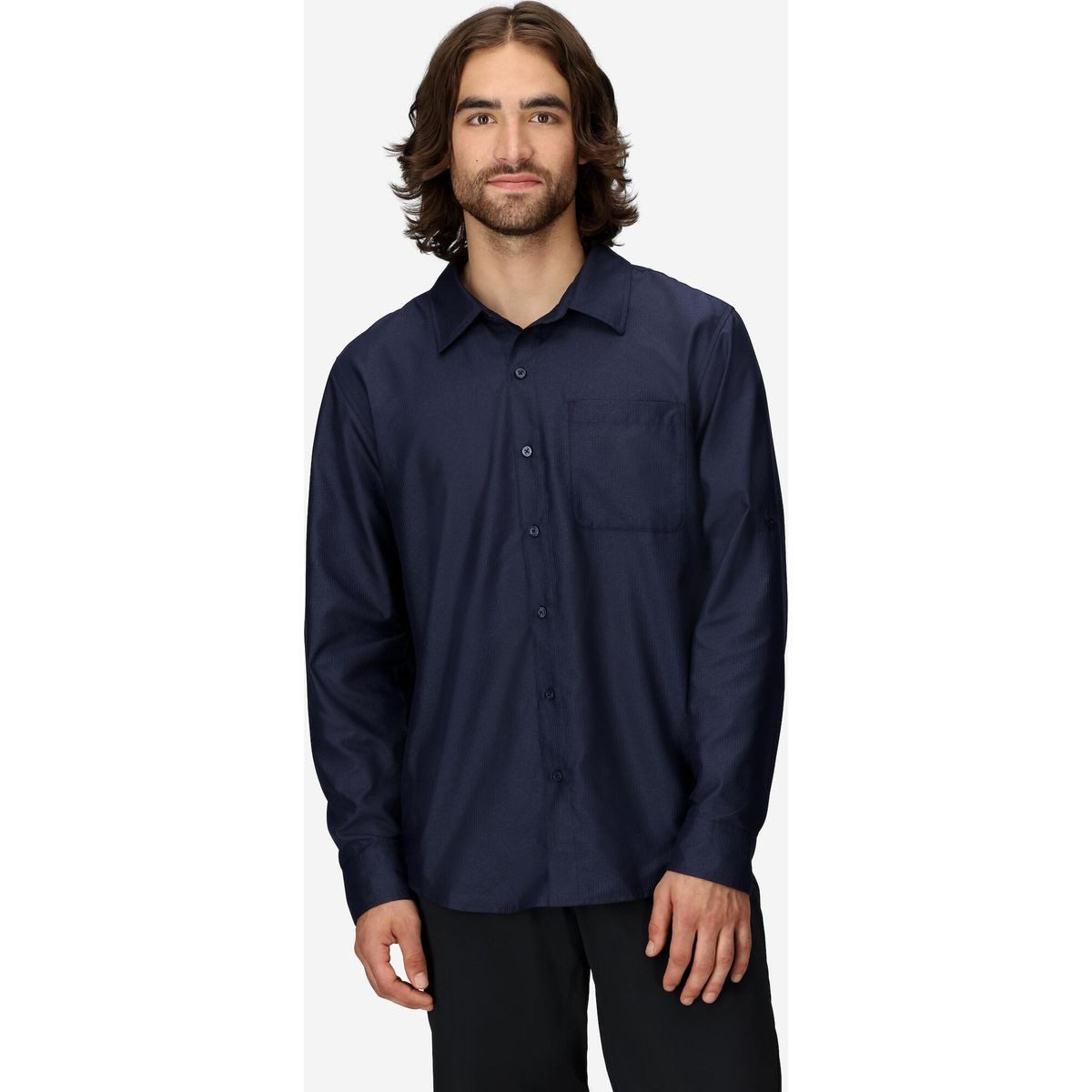 Marmot Outdoorbluse Airexchange Long Sleeve Shirt Perfektes Herrenhemd für Outdoor-Abenteuer mit innovativem
