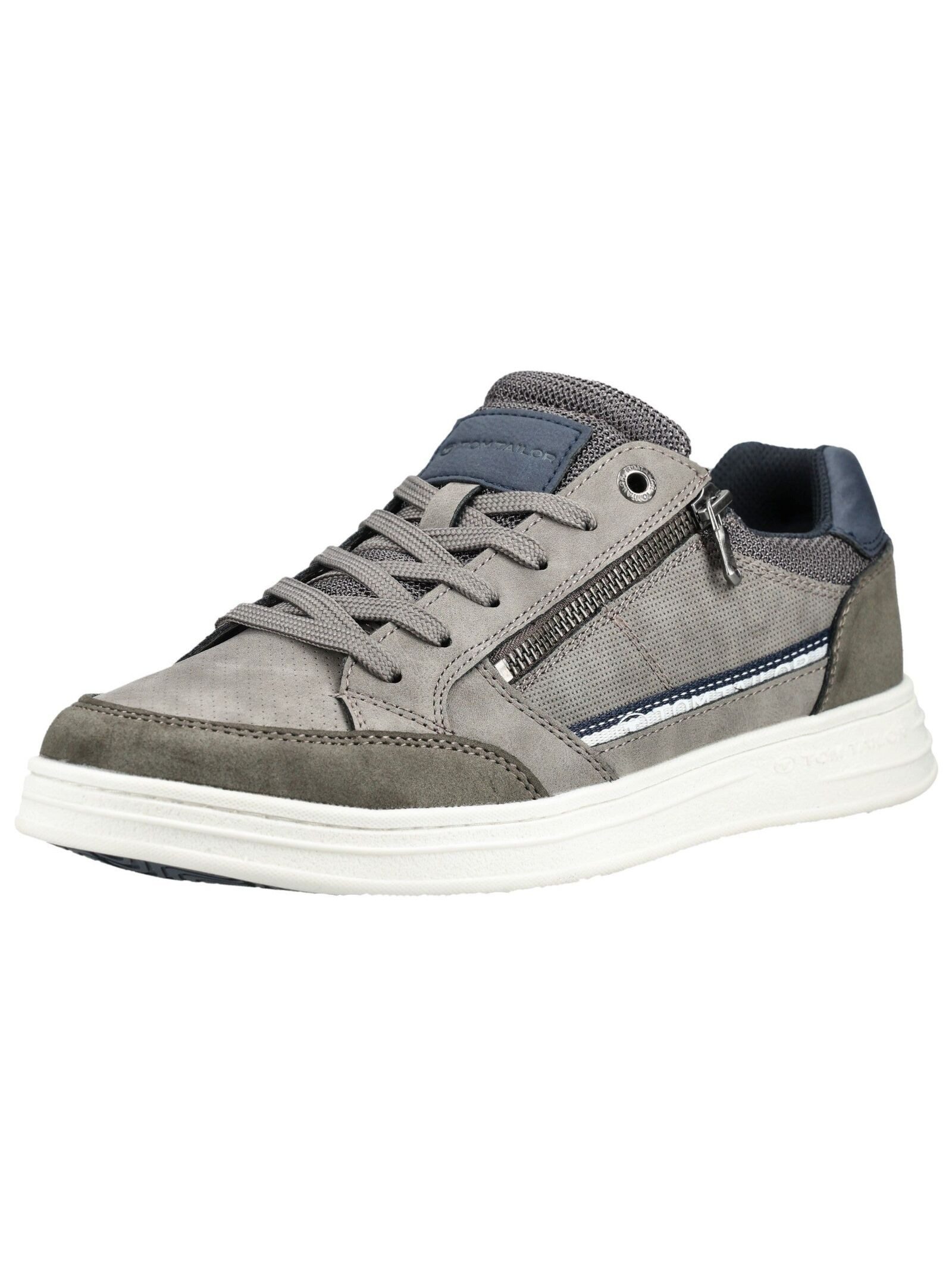 TOM TAILOR Sneaker Lederimitat/Textil . Sneaker (1-tlg)