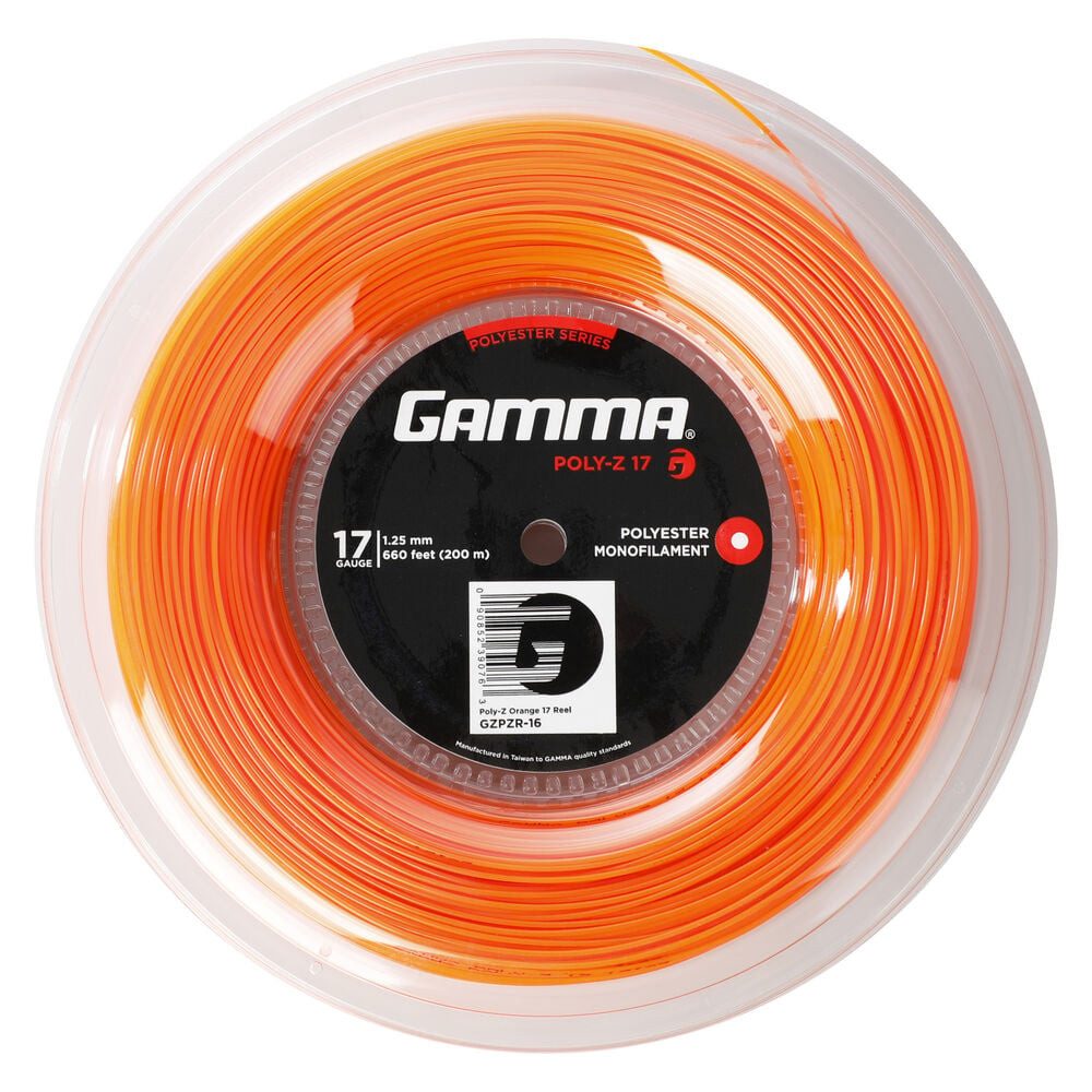 Tennissaite Poly Z 200m orange
