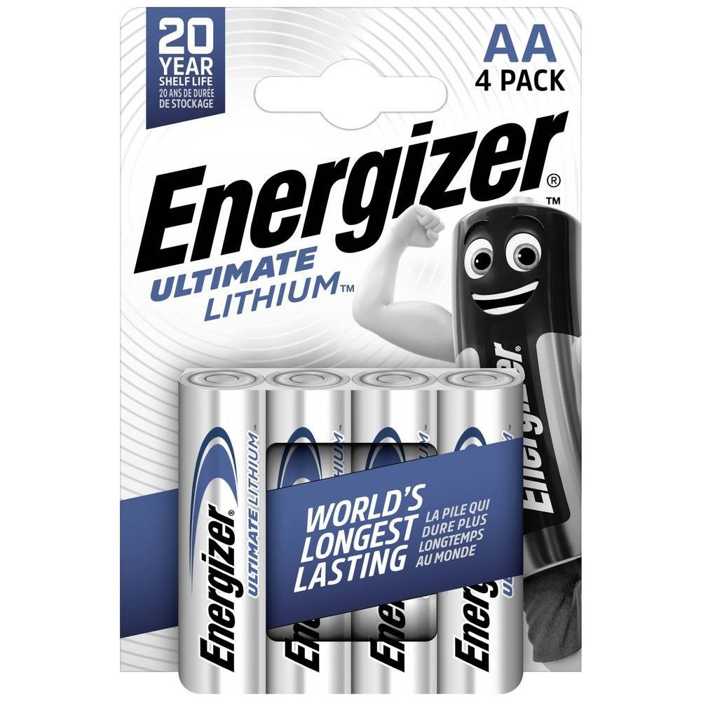 Mignon-Lithium-Batterie Ultimate, 4er Batterie