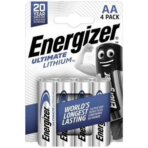 Energizer Mignon-Lithium-Batterie Ultimate, 4er Batterie