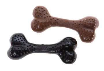 Comfy Spielknochen Hundespielzeug Dental Bone Licorice - mit Stacheln für Zahnhygiene, Elastischer, duftender Knochen mit Stacheln für Zahnhygiene