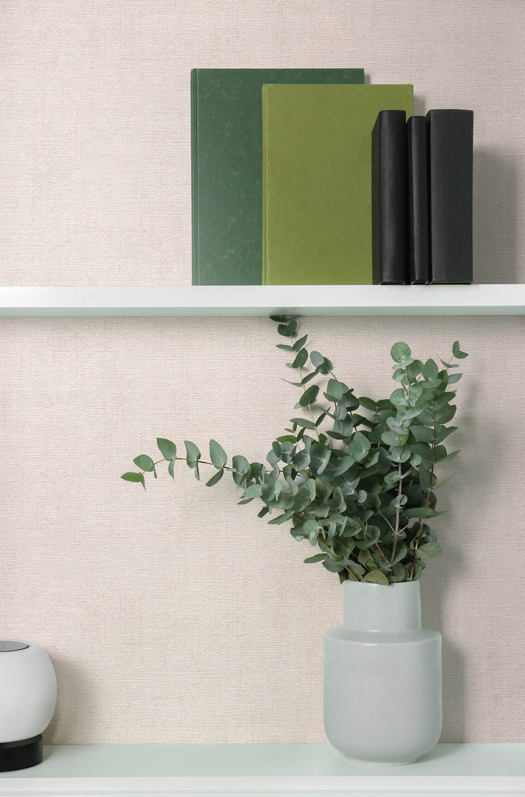 A.S. Création Vliestapete Einfarbig Modern Textil Optik Struktur Grau Beige 79165-3 AS Creation
